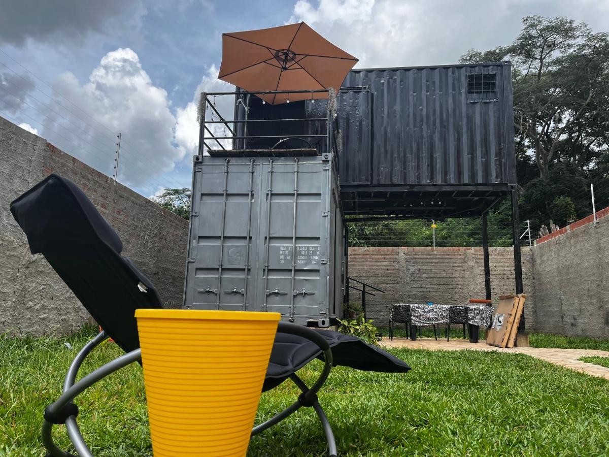 Container-Spa Quente, Projetor Cine, Lareira, Churrasqueira-20Km De Brotas Torrinha Eksteriør bilde